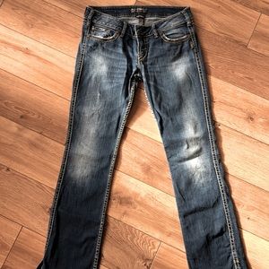 Silver jeans